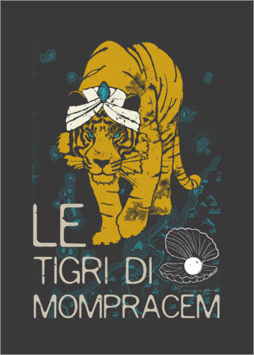 Plakat Sandokan, Le tigri di Mompracem