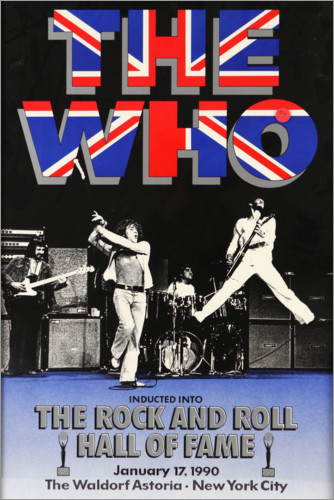 Plakat The Who - Hall of Fame