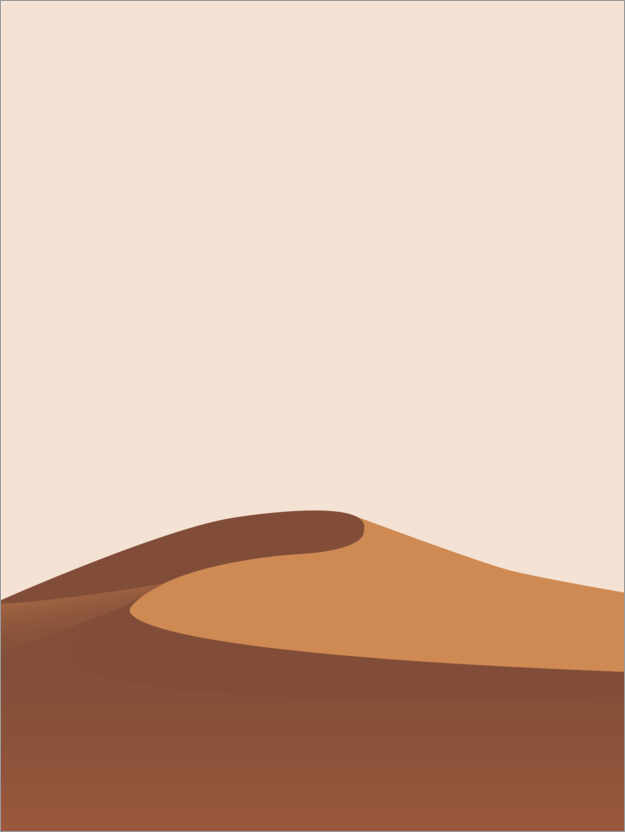 Plakat Desert dune
