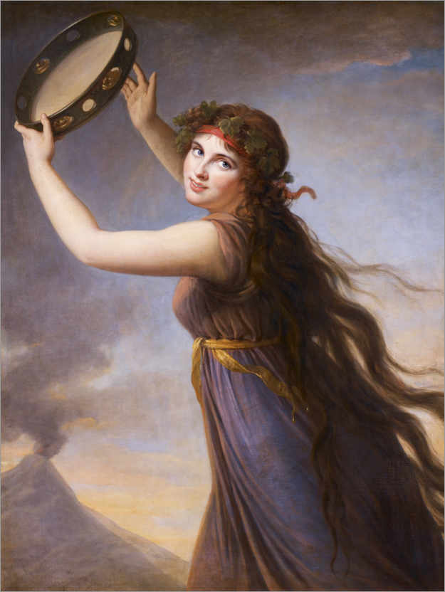 Plakat Lady Hamilton as Ariadne