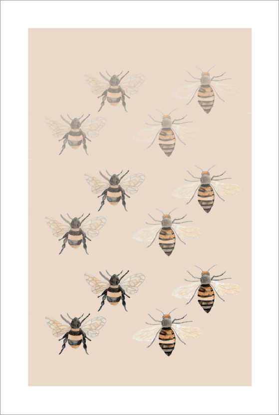 Plakat Bees II
