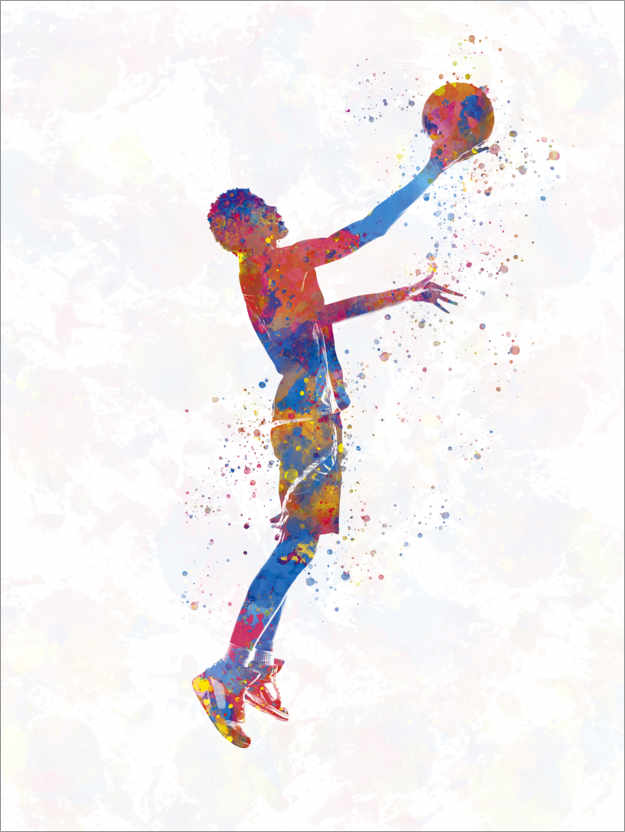 Plakat Basketball player VIII