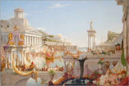 Plakat  The Course of Empire - The Consummation - Thomas Cole