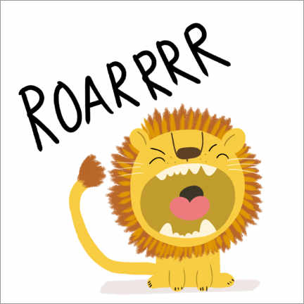 Plakat Roaring lion