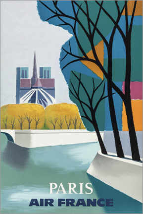 Plakat Notre Dame on the Seine