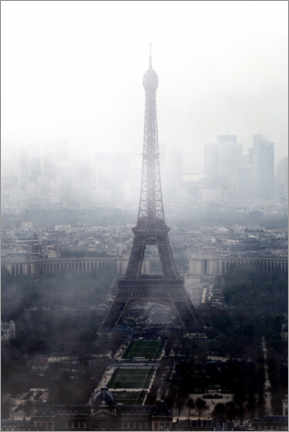 Selvklebende plakat  Eiffeltårnet - Dmitry Belov