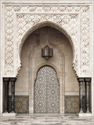 Plakat Mosque detail in Morocco