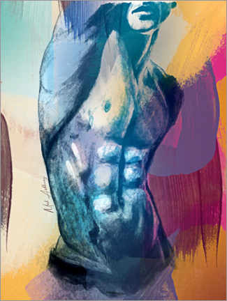 Plakat Abstract body 6