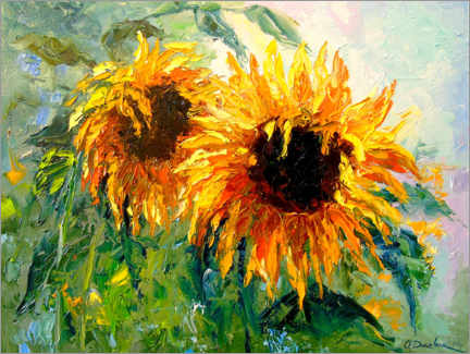 Akrylbilde  Sunflowers - Olha Darchuk