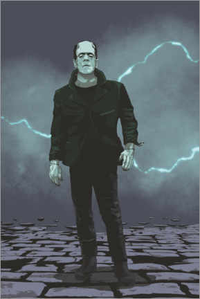 Plakat  Frankenstein - electrifying