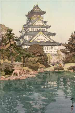 Akrylbilde  Osaka Castle - Yoshida Hiroshi