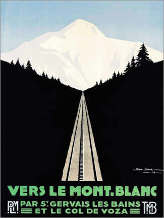 Plakat To Mont Blanc