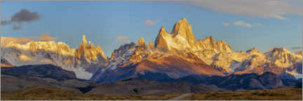 Plakat Sunrise at Fitz Roy in Patagonia
