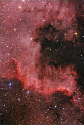 Lerretsbilde  Cygnus Wall - North American Nebula - Benjamin Butschell