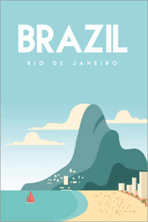 Plakat Rio de Janeiro - Brazil