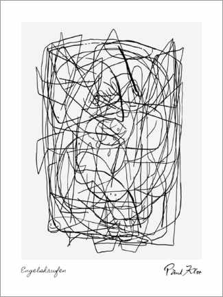 Lerretsbilde  Angel Cluster - Paul Klee