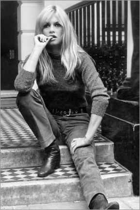 Plakat  Casual Brigitte Bardot