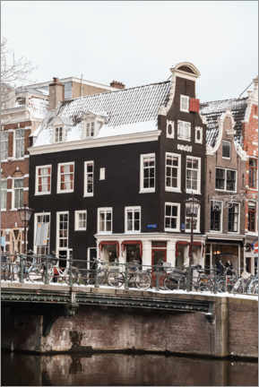 Plakat  A Winter Day In Amsterdam - Henrike Schenk