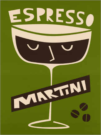 Akrylbilde  Espresso Martini - Fox &amp; Velvet
