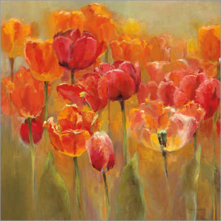 Akrylbilde  Tulips III - Marilyn Hageman