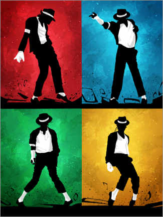 Akrylbilde  Michael Jackson Silhouettes - Nikita Abakumov