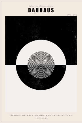 Plakat  Bauhaus 1919 - 1933