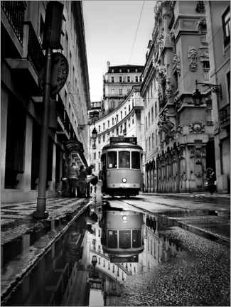 Plakat Rainy days in Lisbon