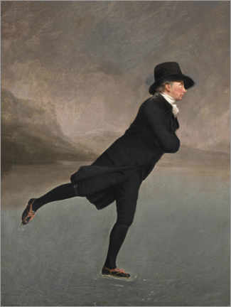 Akrylbilde  The Skating Minister - Henry Raeburn