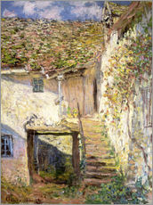 Selvklebende plakat  The Staircase - Claude Monet