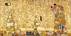 Selvklebende plakat  Livets tre (komplett) - Gustav Klimt