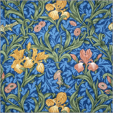 Selvklebende plakat  Iris - William Morris