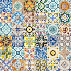 Galleriprint  Azulejos Keramisk vegg i Lisboa - Radu Bercan