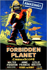 Plakat Den forbudte planet