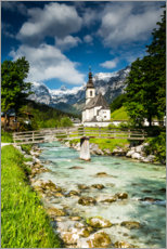 Lerretsbilde  Ramsau near Berchtesgaden - Mikolaj Gospodarek