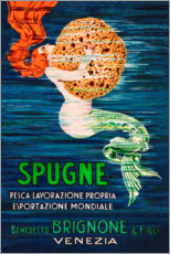 Selvklebende plakat  Sponge (italian) - Vintage Advertising Collection