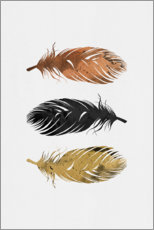 Plakat  Feathers - Orara Studio