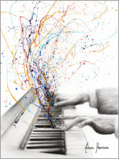 Selvklebende plakat  Piano solo - Ashvin Harrison