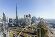 Akrylbilde  Burj Khalifa and Dubai skyline - Fraser Hall