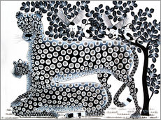 Galleriprint  Cheetahs in black and white - Rafiki