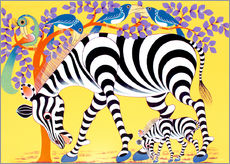 Galleriprint  Zebras walk - Rafiki
