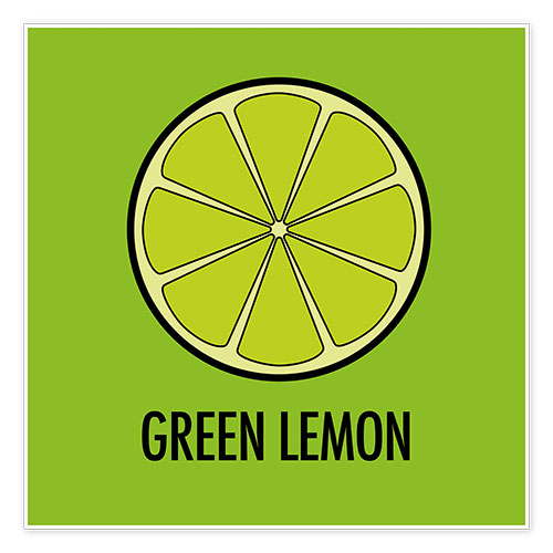 Plakat Green Lemon