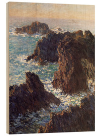 Trebilde  The Rocks of Belle-Ile - Claude Monet