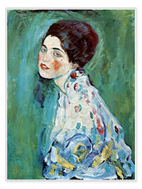 Plakat  Portrett av en dame - Gustav Klimt