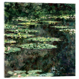 Akrylbilde  water lilies - Claude Monet