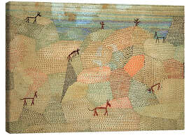 Lerretsbilde  Landscape with Donkeys - Paul Klee
