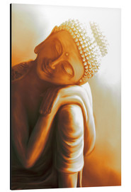 Aluminiumsbilde  Hvilende Buddha V - Christine Ganz