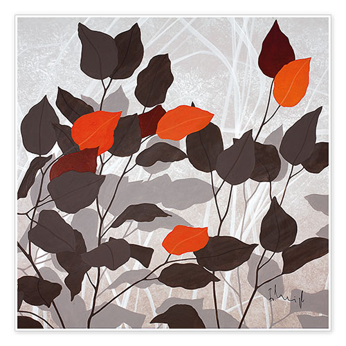 Plakat Autumn leaves III