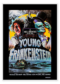Plakat Young Frankenstein, Gene Wilder, Peter Boyle, 1974