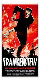 Plakat  FRANKENSTEIN, Boris Karloff, 1931