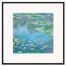 Innrammet kunsttrykk  Vannliljer, 1906 - Claude Monet